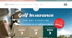 Desktop Screenshot of golfplan.cz