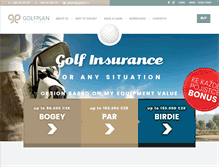 Tablet Screenshot of golfplan.cz